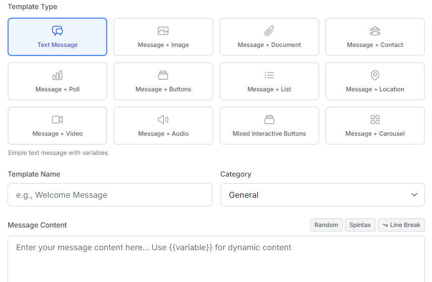 wazbot message templates.png